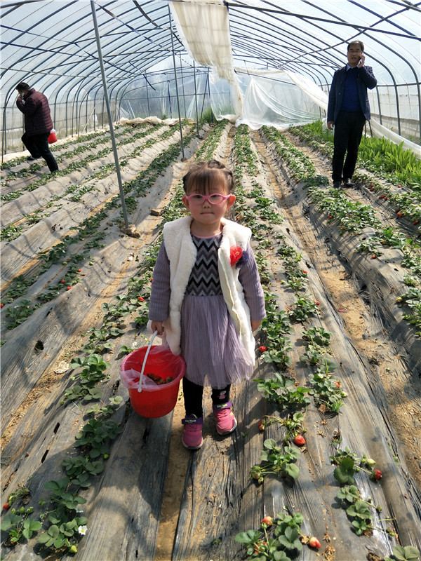 易視界小客戶開(kāi)心的展示自己的勞動(dòng)成果